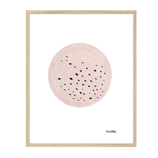 Print, Sprinkled pink moon.