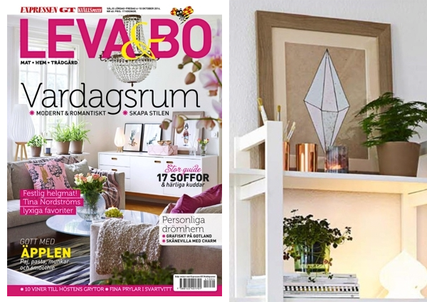 Poster in Leva & Bo, No.40, October 2014.