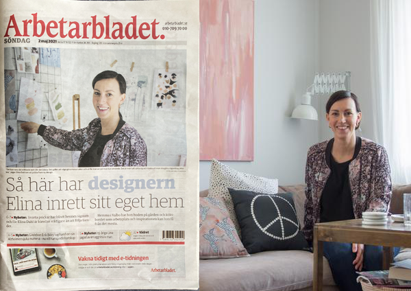 Elina Dahl, Arbetarbladet, press, design, gävle,