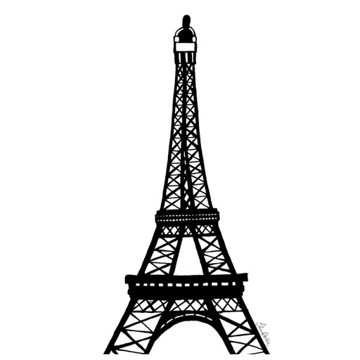 Print, Eiffel tower mini.