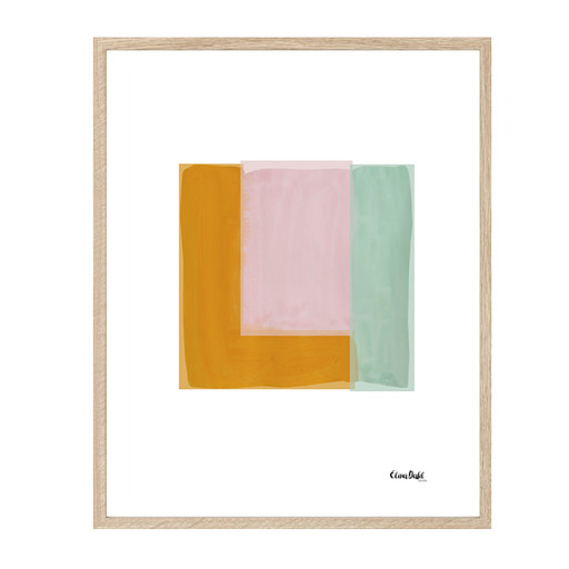 Print, Abstract square.