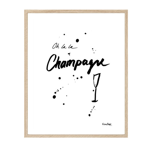 Print, Champagne A3.